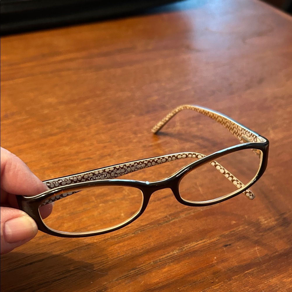 Coach Black and Gold Glasses Stylish Accessories